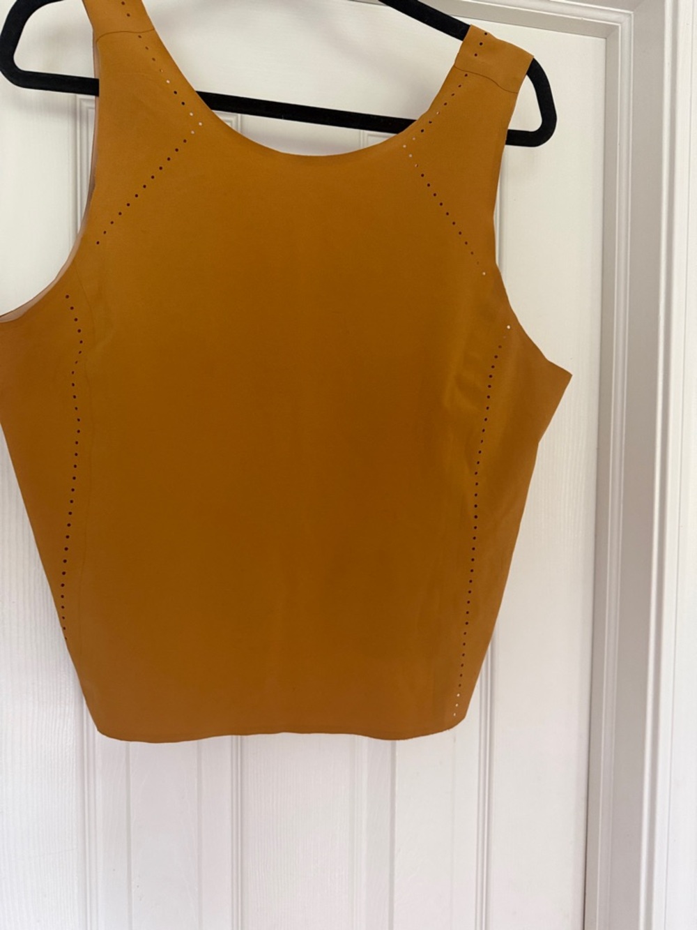 Athleta Sleeveless Performance Tank in Mustard Amber